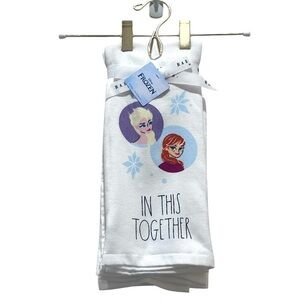Rae Dunn Disney Frozen Holiday Christmas Elsa Anna Kitchen Towels